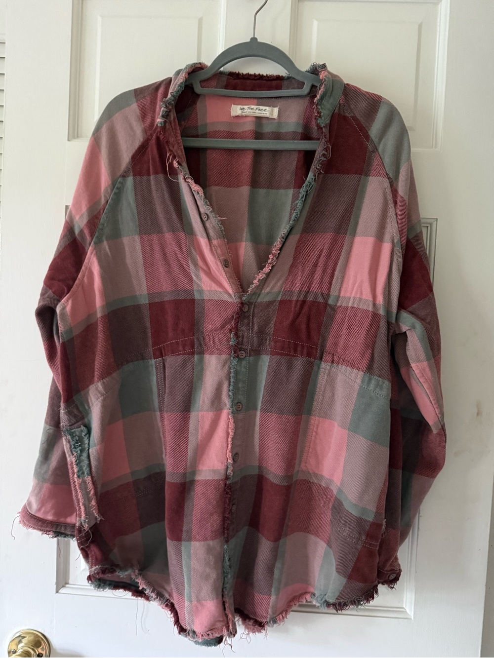 We The Free Summer Daydream Plaid Button Down